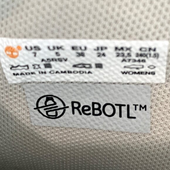 Timberland Sky 6 Inch Lace Up Boots Leather Combat Booties White Size 7 NEW - Picture 8 of 8